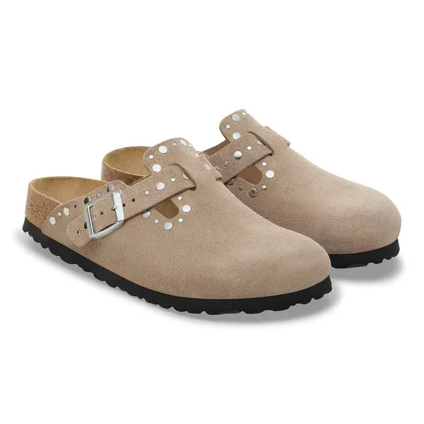 BIRKENSTOCK Boston Rivet Border Taupe