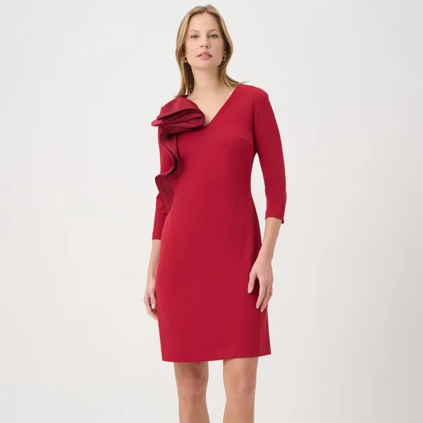 Joseph Ribkoff 264152 cherry dress Deep Cherry