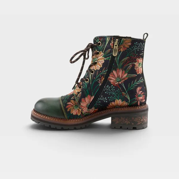 L'ARTISTE SPRING FOOTWEAR Cordea green multi