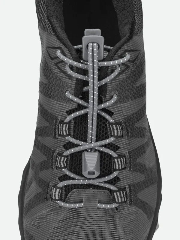 Nathan Sports ROAD LACES GRAY STEEL GRAY