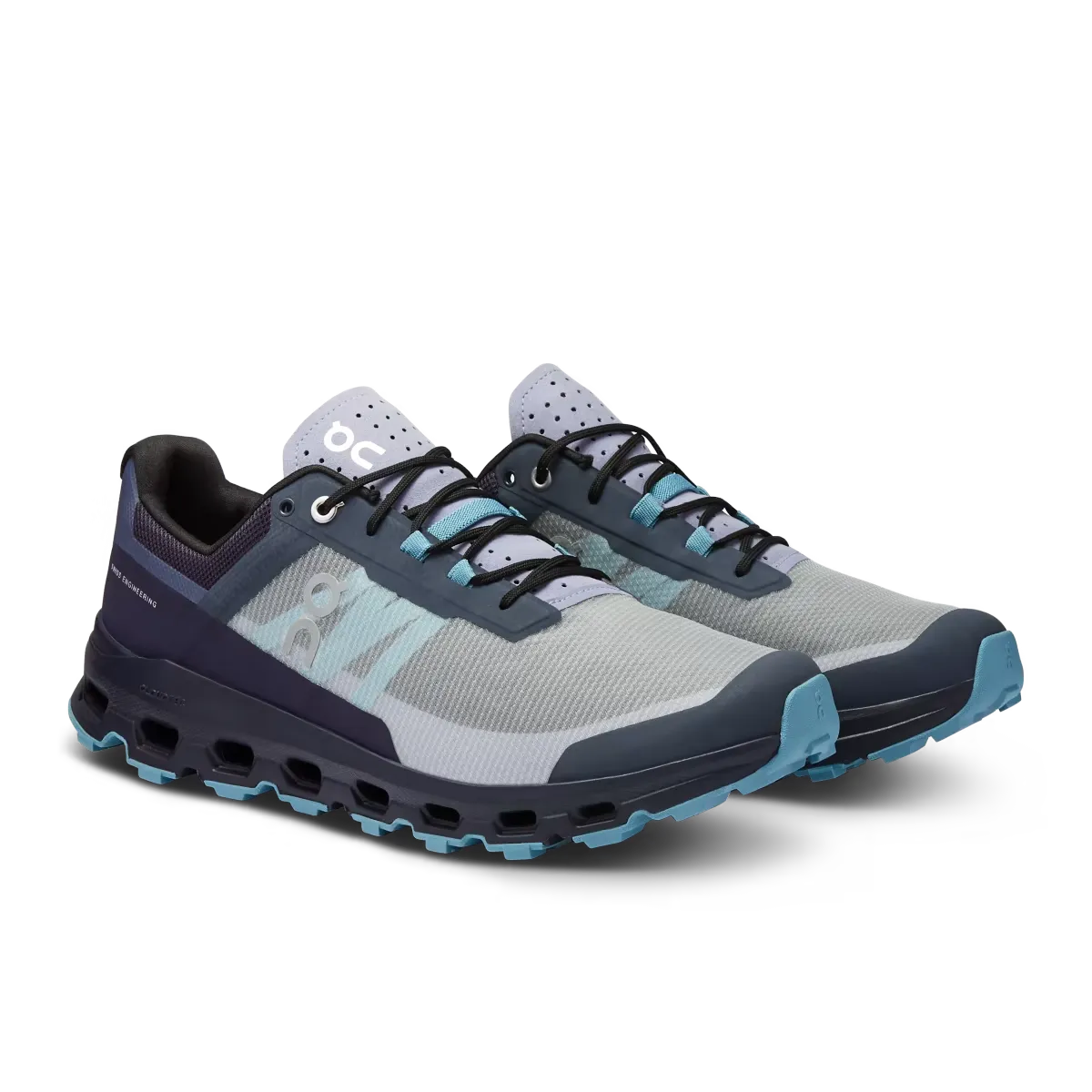 On Running Men’s Navy Gray Peach Cloud-Style Running Shoe On Cloud men main image 2