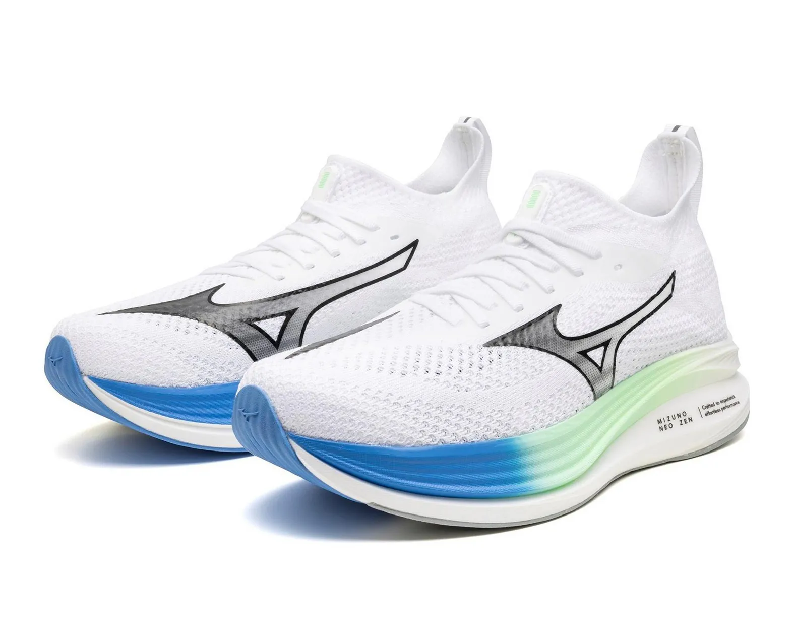 MIZUNO WOMENS NEO ZEN WHITE/FRONTIER BLUE