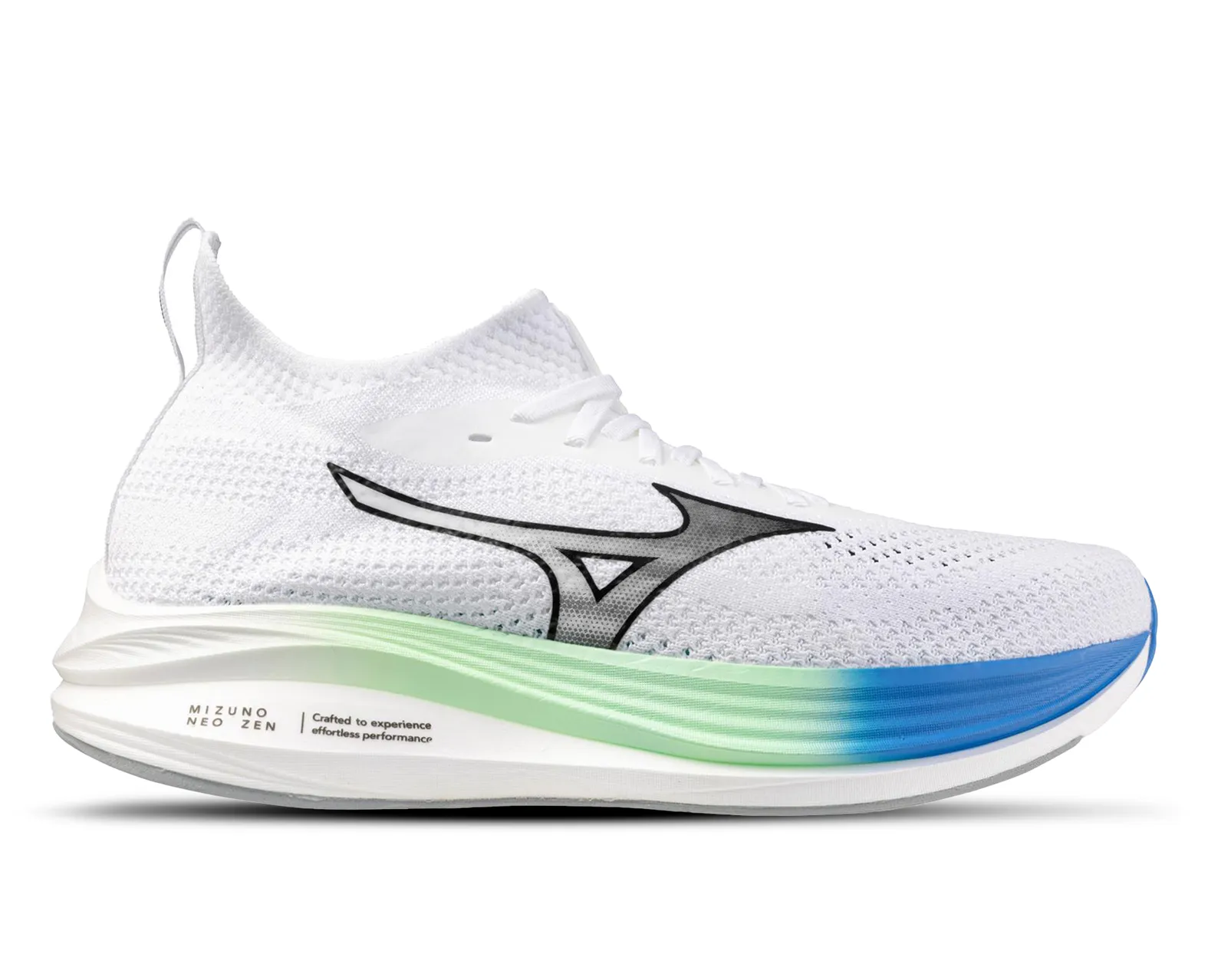 なすね MIZUNO WOMENS NEO ZEN WHITE/FRONTIER BLUE