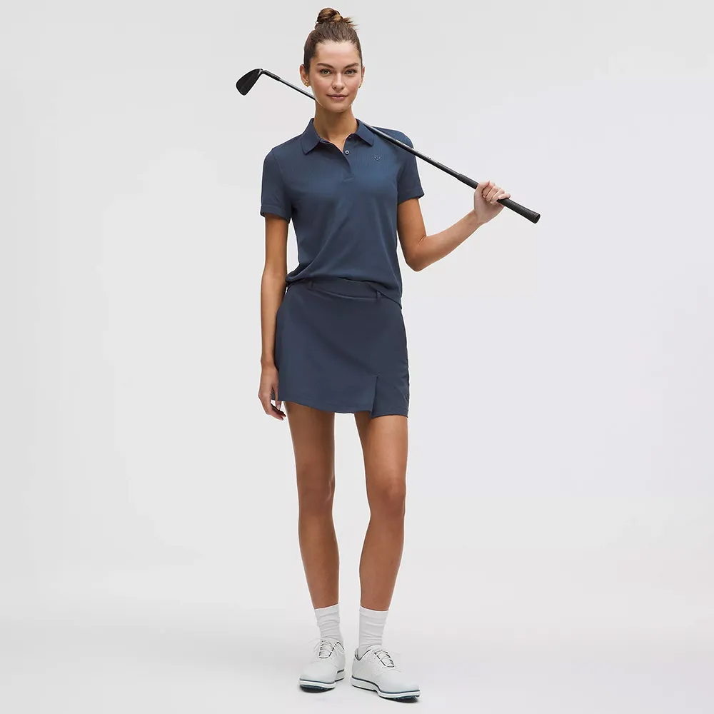 lululemon Women's Swiftly Open-Knit Golf Polo Club Blue/Club Blue