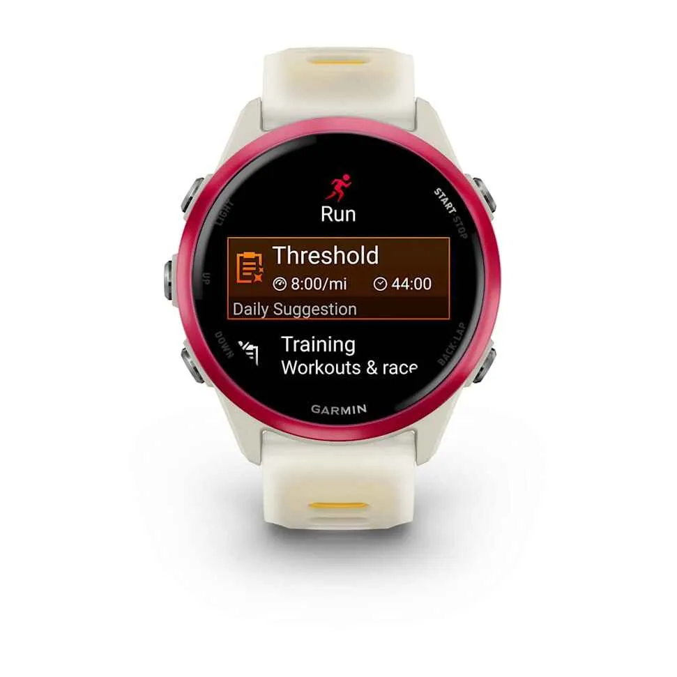 Garmin Forerunner 570 (42mm watch face) Bone/Raspberry/Mango