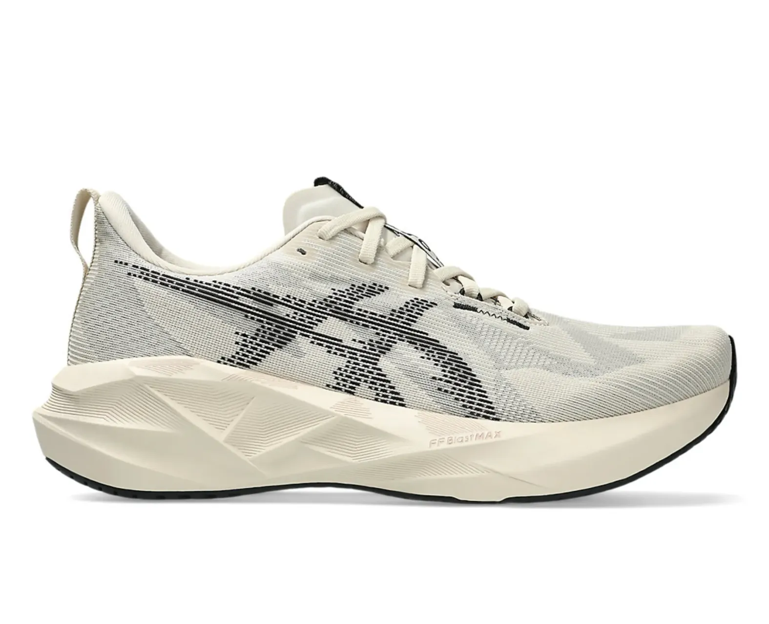 Men's Asics Novablast 5 - Oatmeal/Black - Goodmiles Running Company