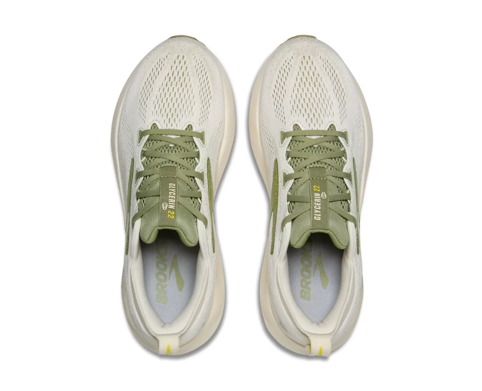 Brooks Men's Glycerin 22 Coconut/Tea/Blazing Yellow