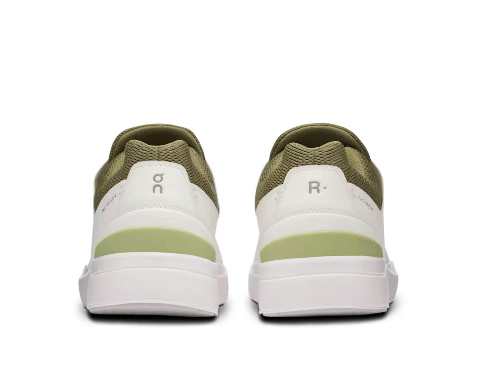 Mens Size 12 On Cloud The Roger Advantage Athletic Sneakers White Olive Lace Up On Men main image 4