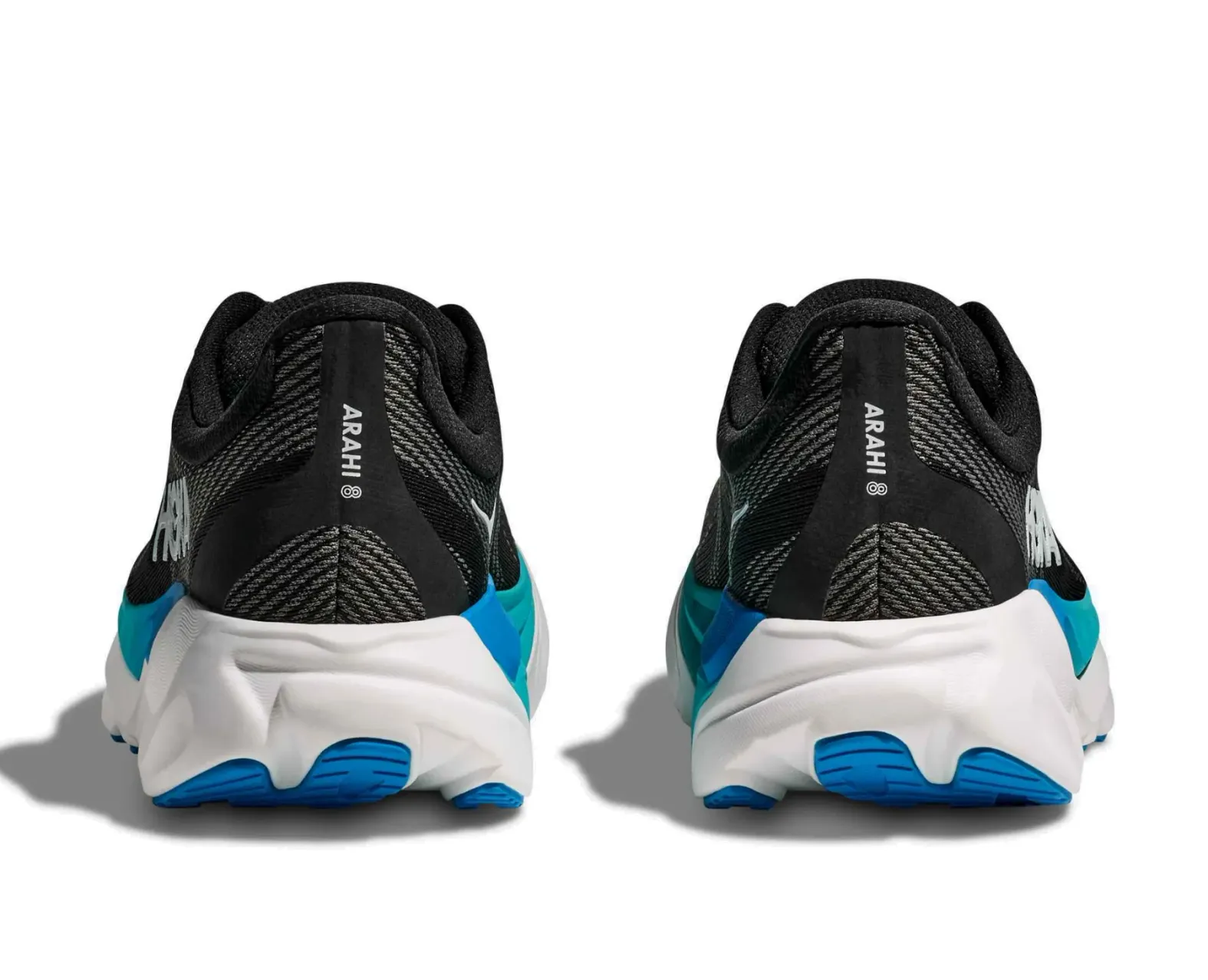 HOKA Men's ARAHI 8 BLACK/ SKYWARD BLUE