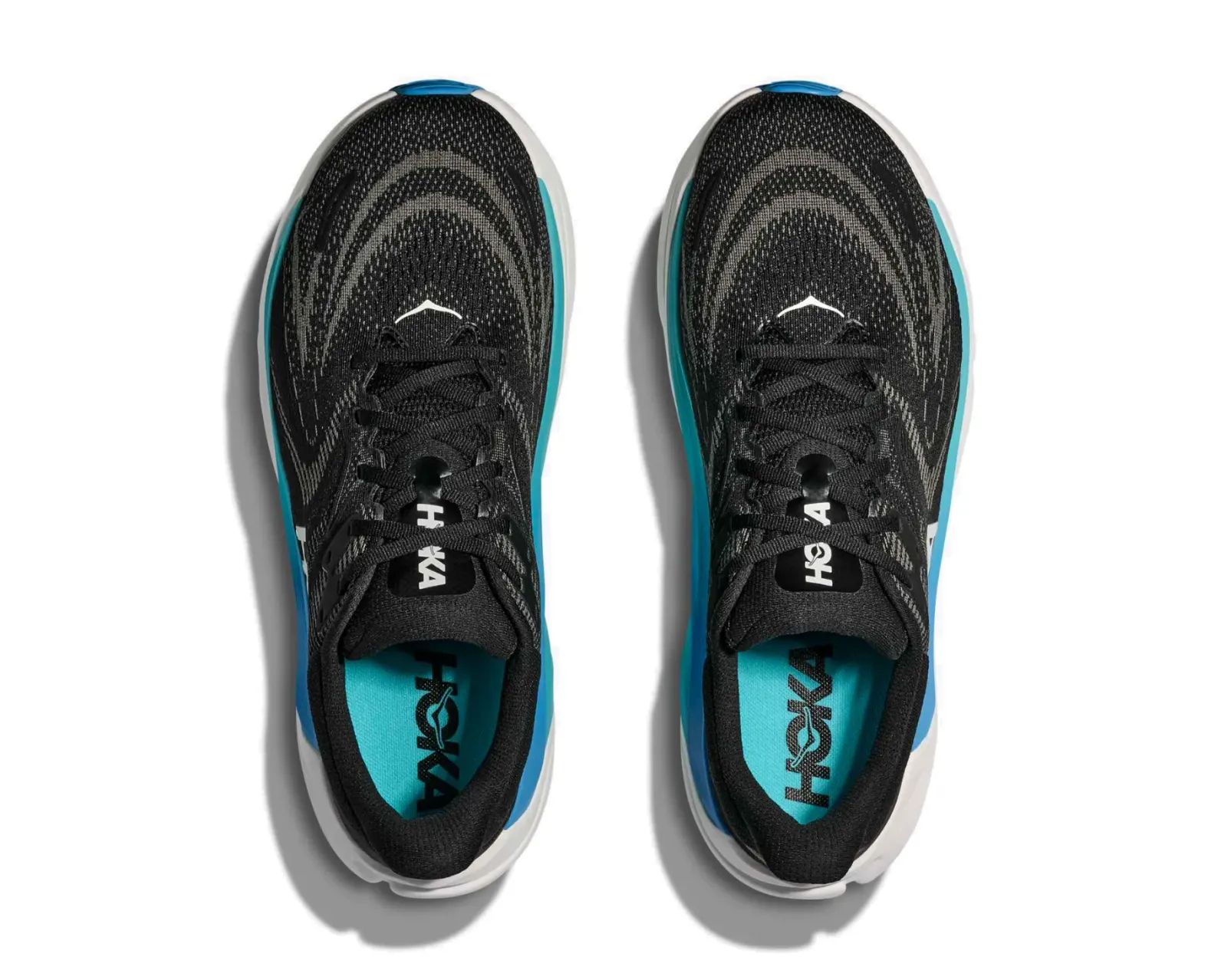 HOKA Men's ARAHI 8 BLACK/ SKYWARD BLUE