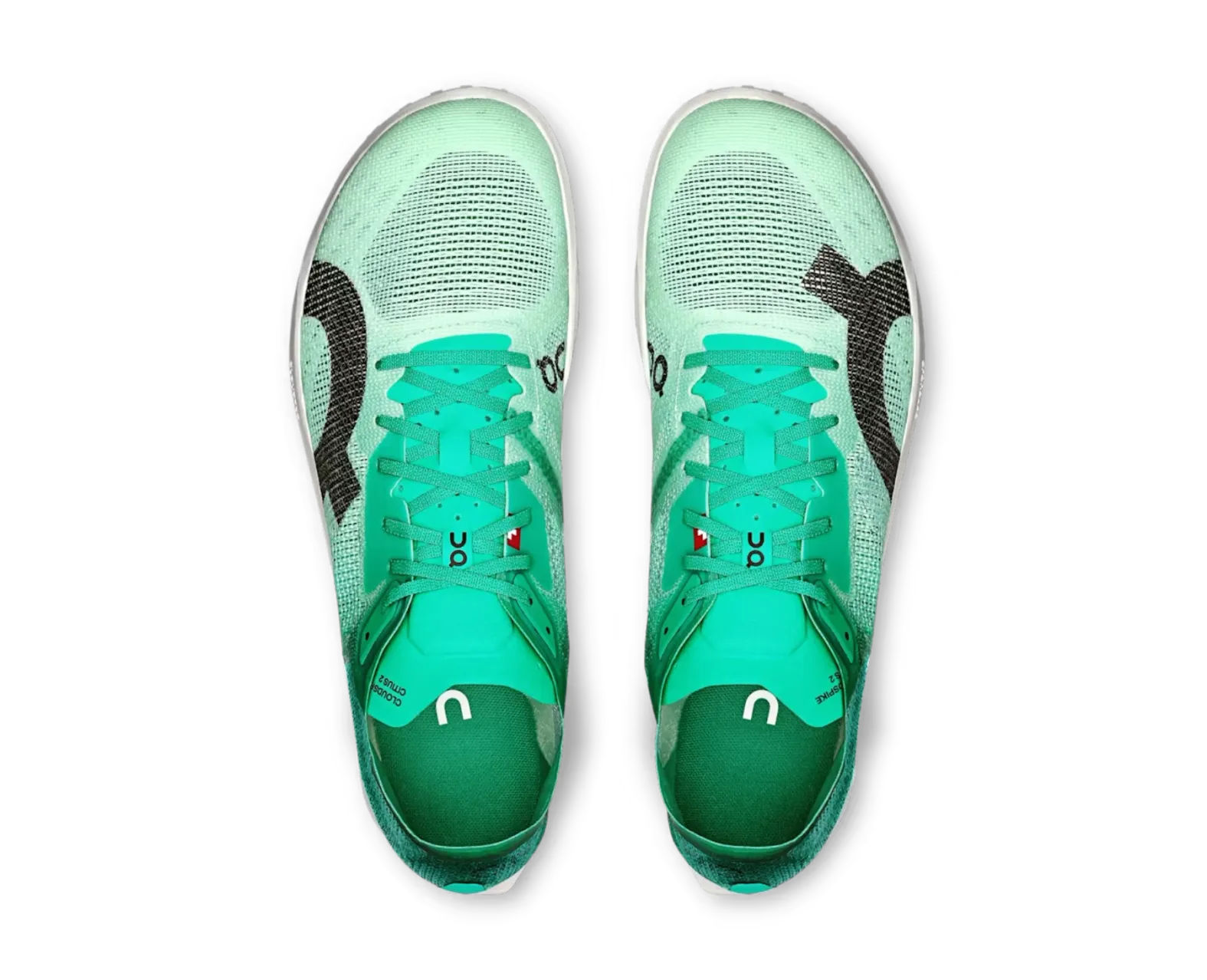 On M Cloudspike Citius 2 mint/white