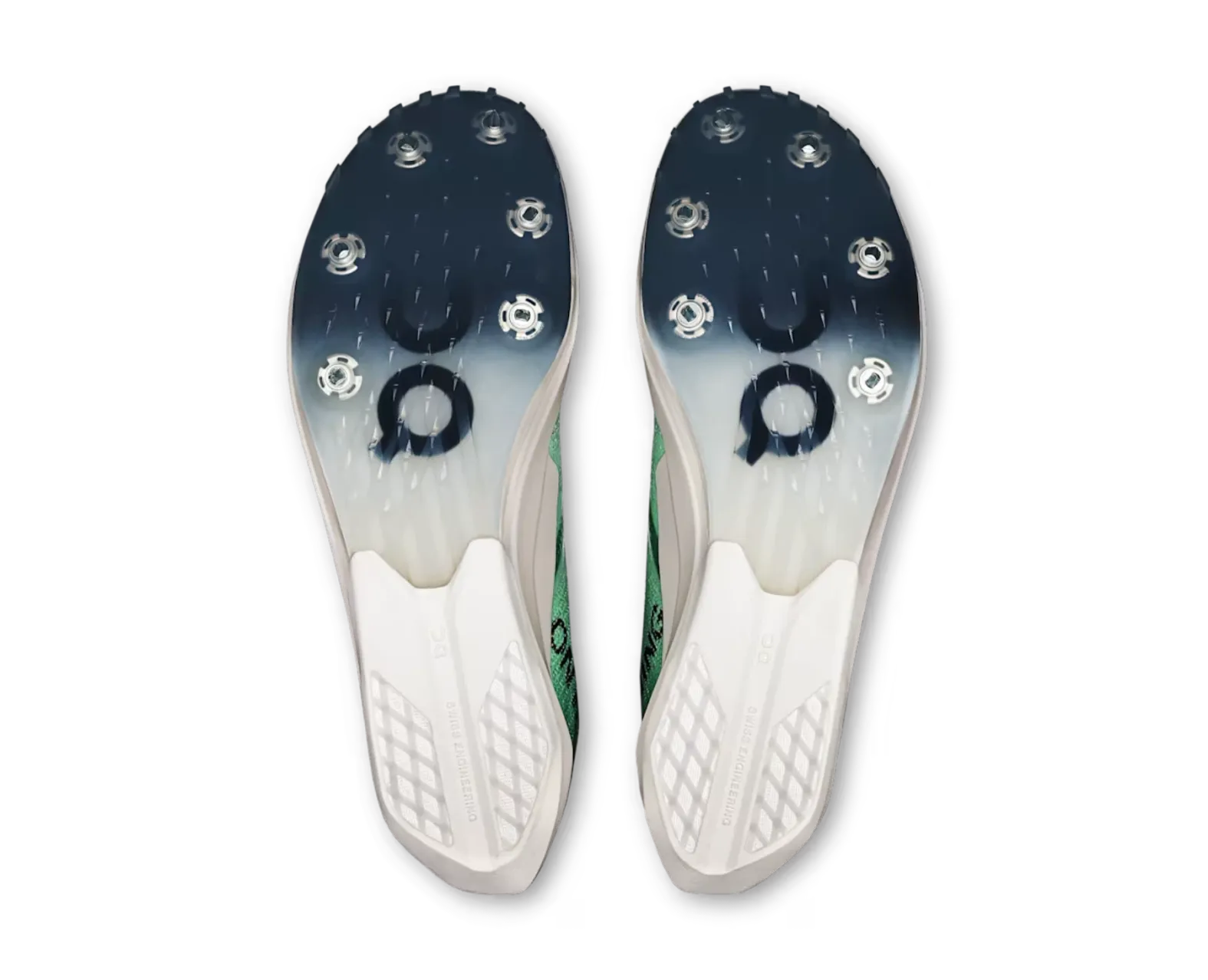 On M Cloudspike Citius 2 mint/white