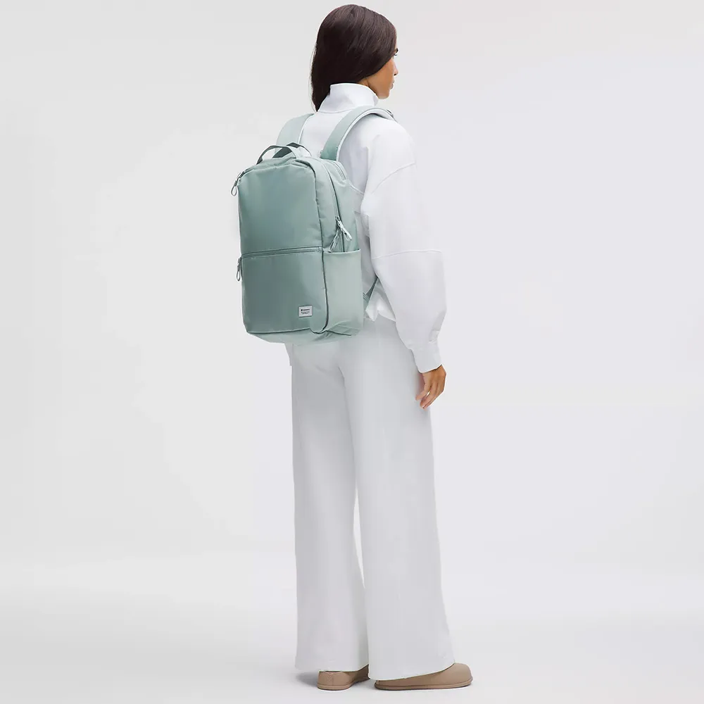 lululemon Double-Zip Backpack 22L Tech Canvas Crater Blue