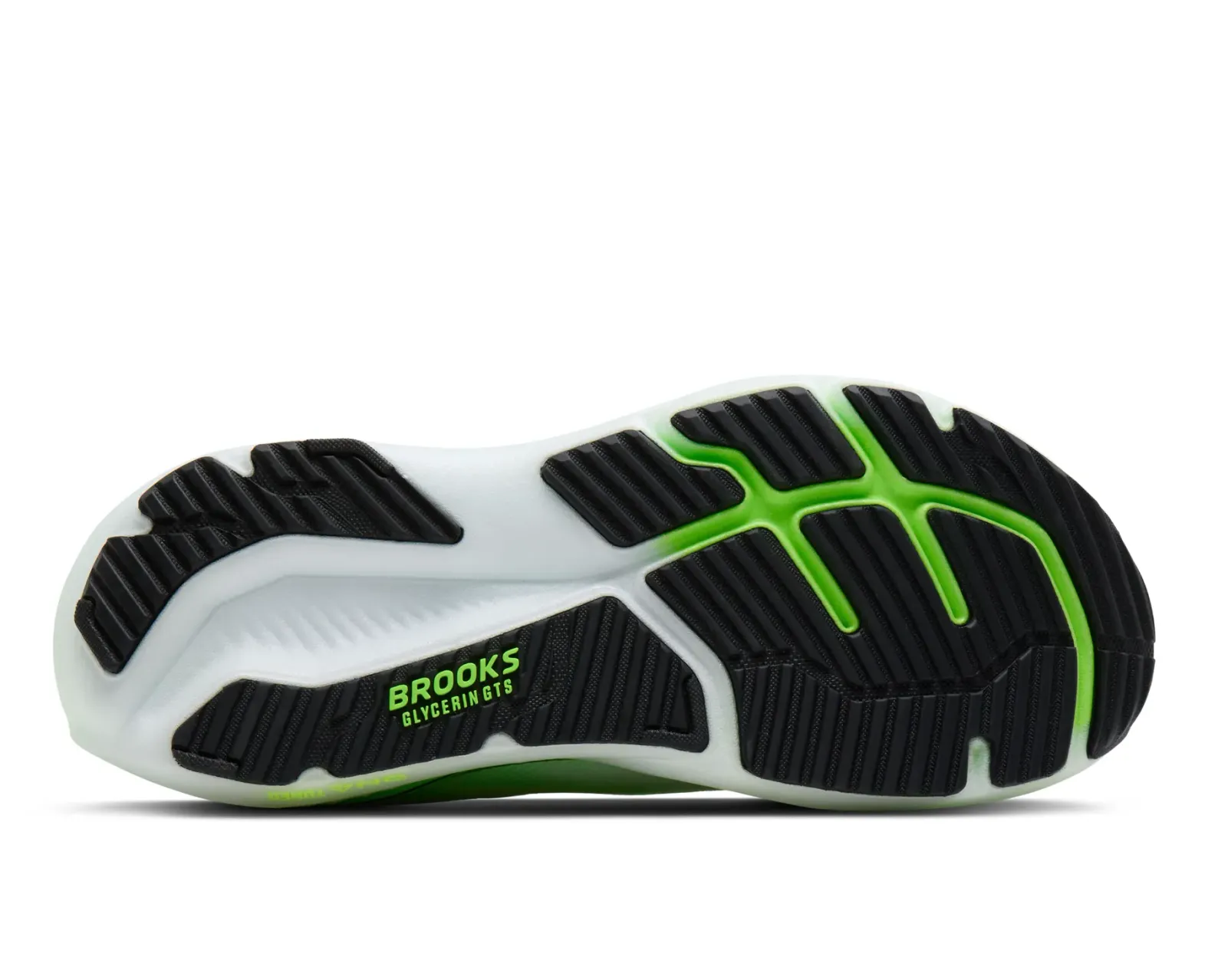 Brooks Glycerin 23 Men’s 12 D White Green Gecko Running Shoes NIB Running Shoes Brooks Glycerin 23 White-Phantom-Green Gecko  main image 4