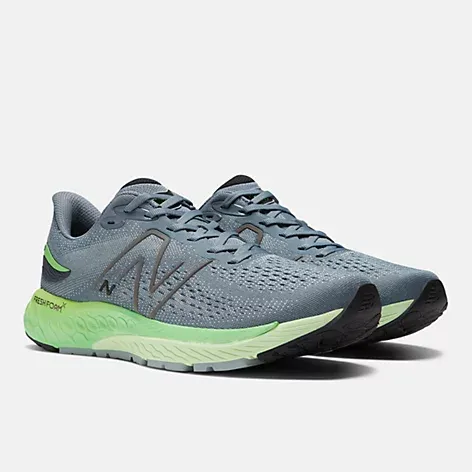 NEW BALANCE MEN'S 880V12 OCEAN GREY/VIBRANT SPRING