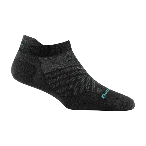 Darn Tough Women's Run No Show Tab - Cushion Black