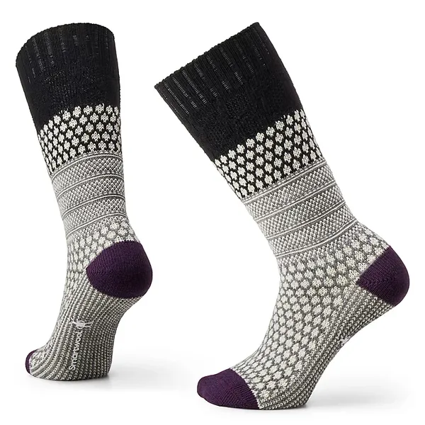 Smartwool Socks WOMEN'S POPCORN CABLE BLACK