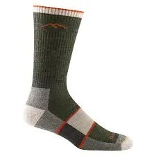 DARN TOUGH SOCKS MEN'S HIKER BOOT MIDWEIGHT HIKING SOCKS OLIVE
