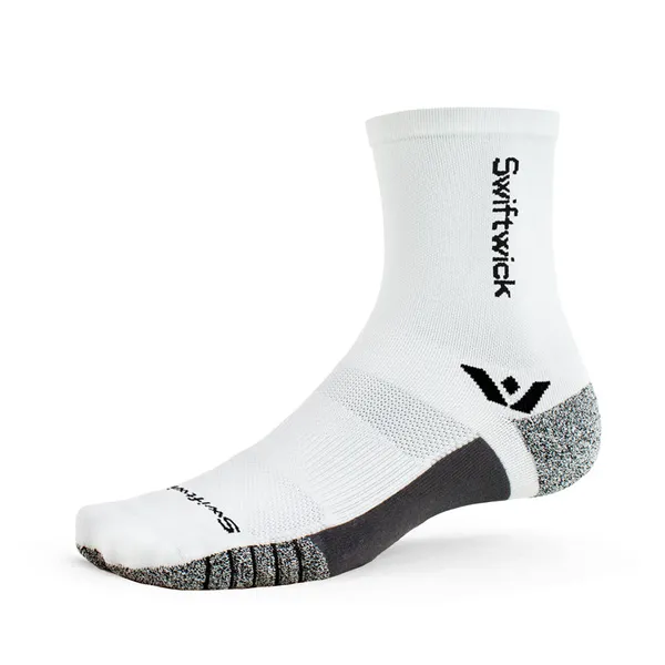 Swiftwick Flite XT Mid-Crew Signature White