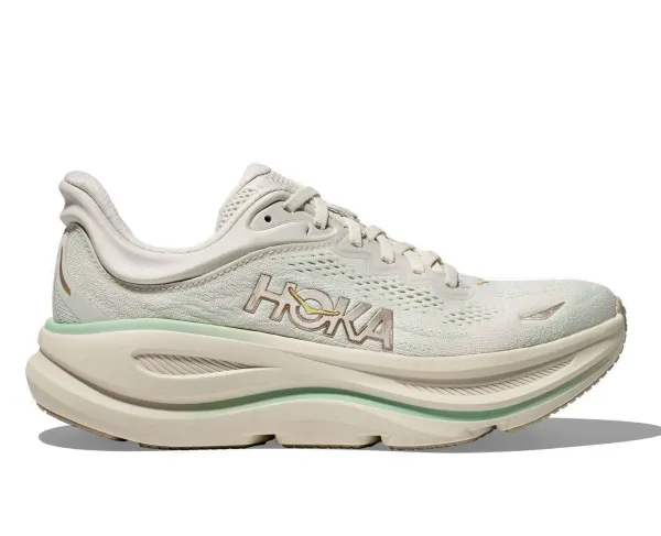 Hoka Women's Bondi 9 Truffle Salt/Sea Glass