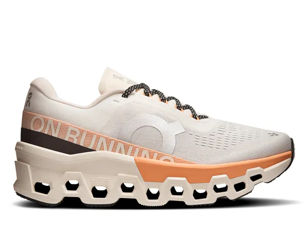 ON RUNNING Women's Cloudmonster 2 Ivory/Tangerine