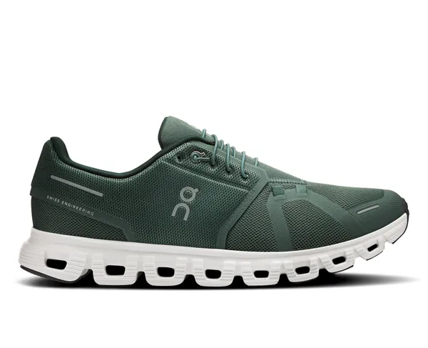 On Men's Cloud 6 Olive/Evergreen