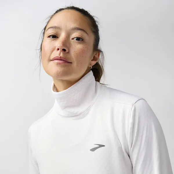 BROOKS Women's Notch Thermal Longsleeve 3.0 White