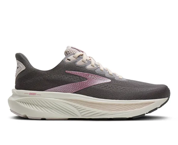 Brooks Women's Ghost 17 Poppy Seed/Pink/Bluewash