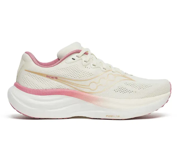 Saucony Women's Ride 19 Vanilla | Mauve