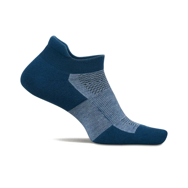 Feetures High Performance No Show Tab - Max Cushion Rich Navy