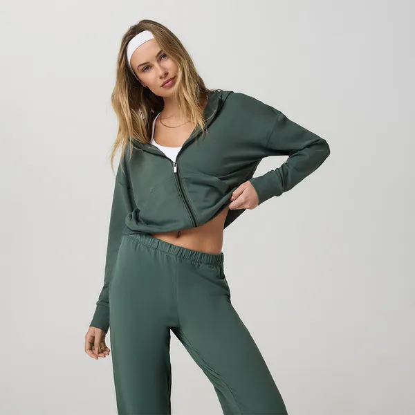 VUORI HaloModern FZ Hoodie agate green