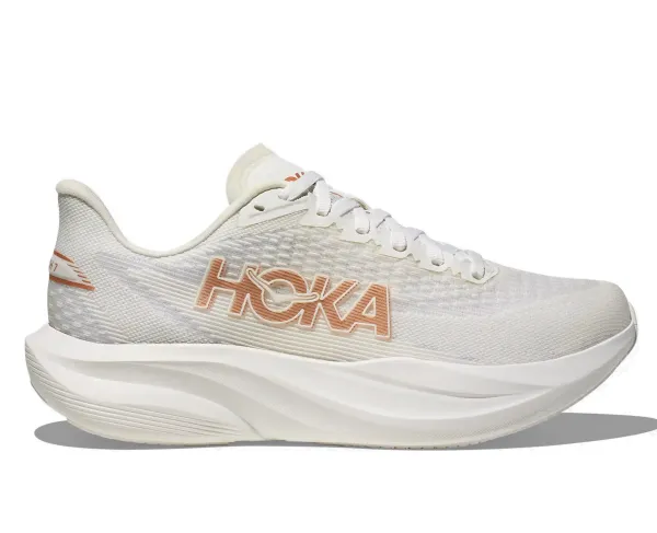 Hoka Women's Mach 7 Frost/Rose Gold