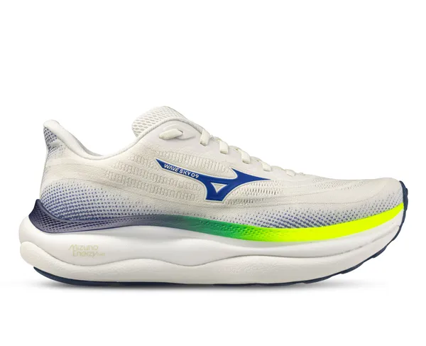 Mizuno Men's Wave Sky 9 SNOW WHITE-SURF THE WEB