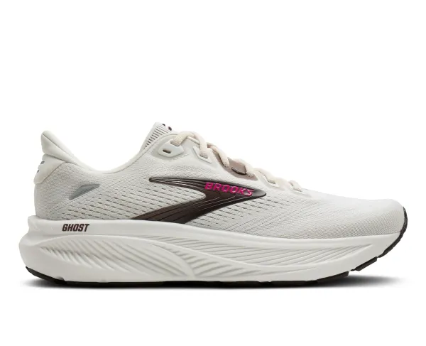 Brooks Women's Ghost 18 Coconut/Coffee/Fuchsia
