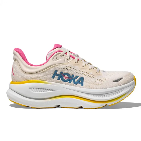 Hoka Women's Bondi 9 Wide Alabaster/Birch