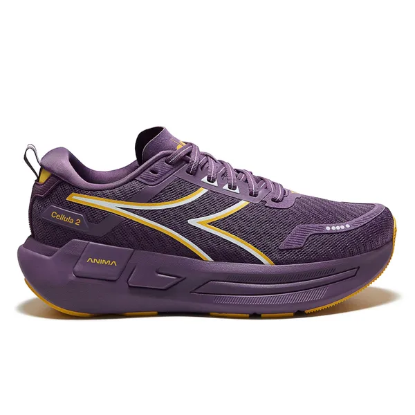 DIADORA Women's Cellula 2 Grape Jam/Daffodil