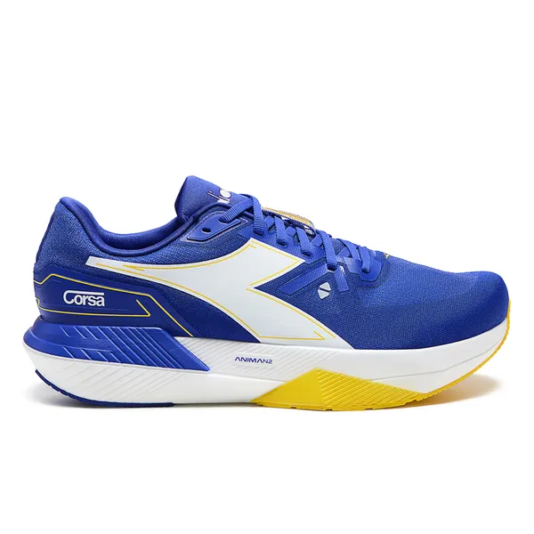 DIADORA Men's Corsa Surf the Web/White/Sunflower