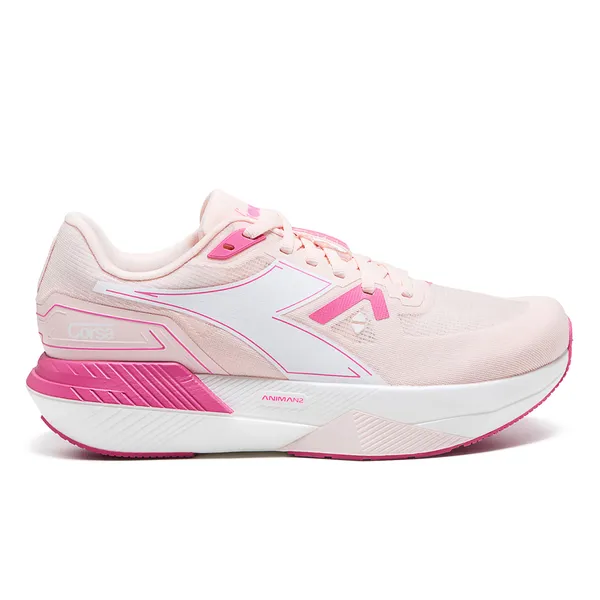 DIADORA Women's Corsa Pearl/Carmine Rose