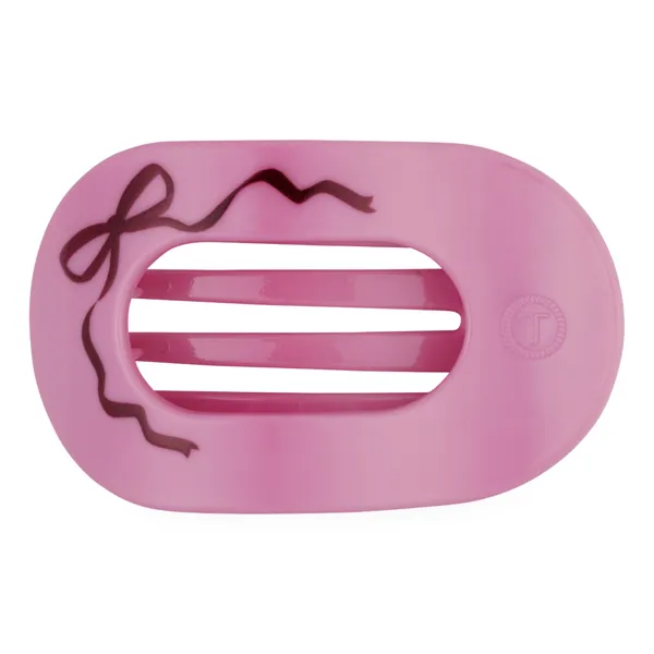 Teleties Flat Round Hair Clip Just Add a Bow