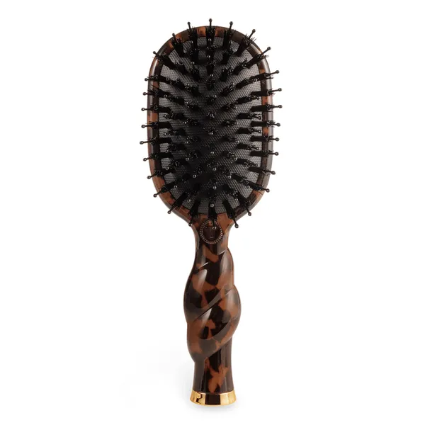 Teleties Mini Boar Bristle Hair Brush Tortoise