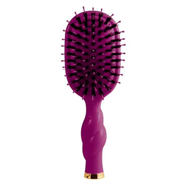 Teleties Mini Boar Bristle Hair Brush Mulberry