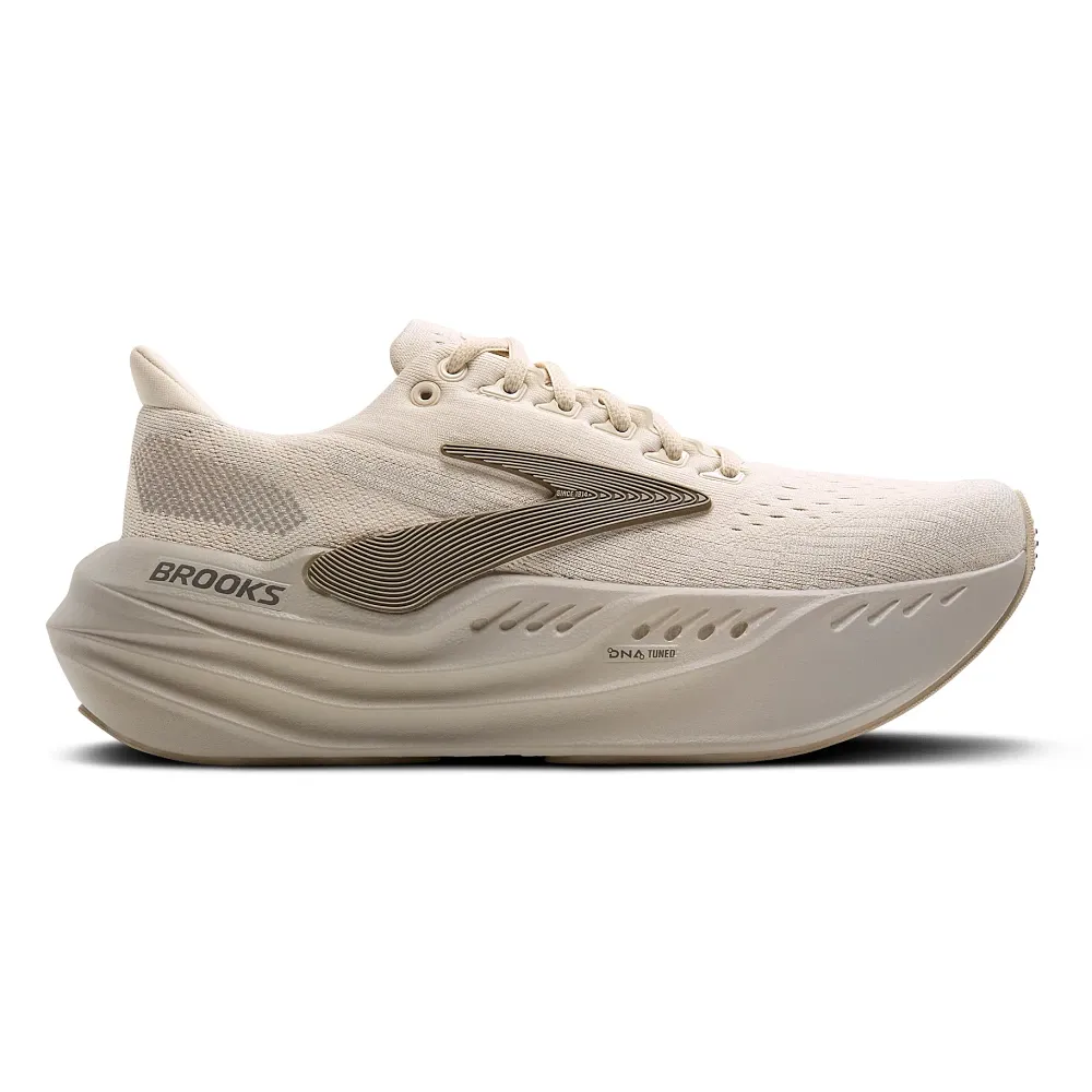 BROOKS W. GLYCERIN MAX ALMOND PEACH/LONDON FOG/WHITE