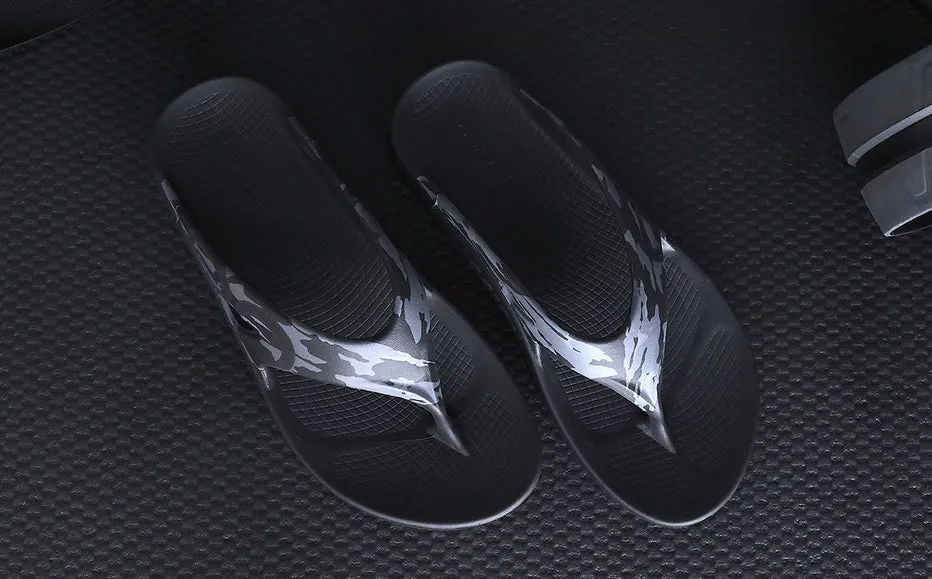 OOFOS Unisex OOriginal Sport Thong Black Camo