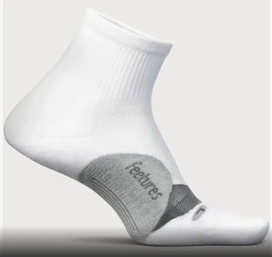 Feetures PF RELIEF LIGHT CUSHION QTR TAB WHITE