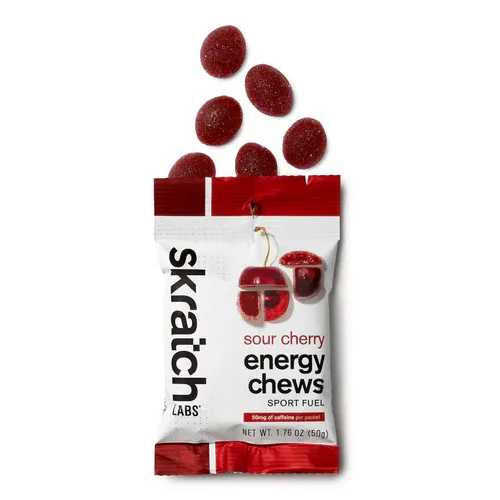 Skratch Labs SKRATCH CHEWS SOUR CHERRY (CAFFEINE)