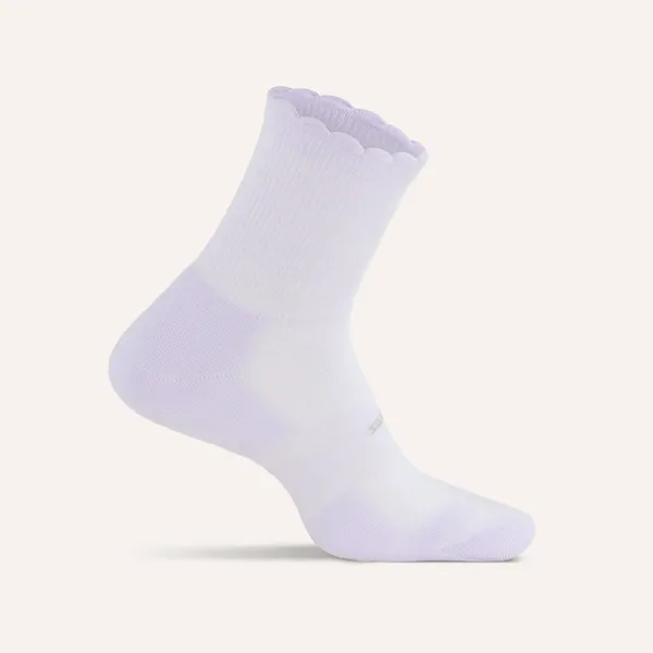 Feetures HP QTR SCALLOP LILAC RIPPLE