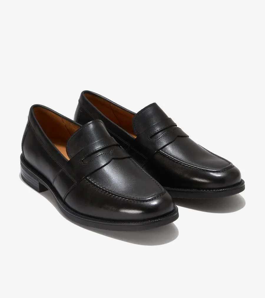 Men\'s Cole Haan Bedford Penny Loafers in Black Leather C40257 Amazon.com | Cole Haan Men main image 4