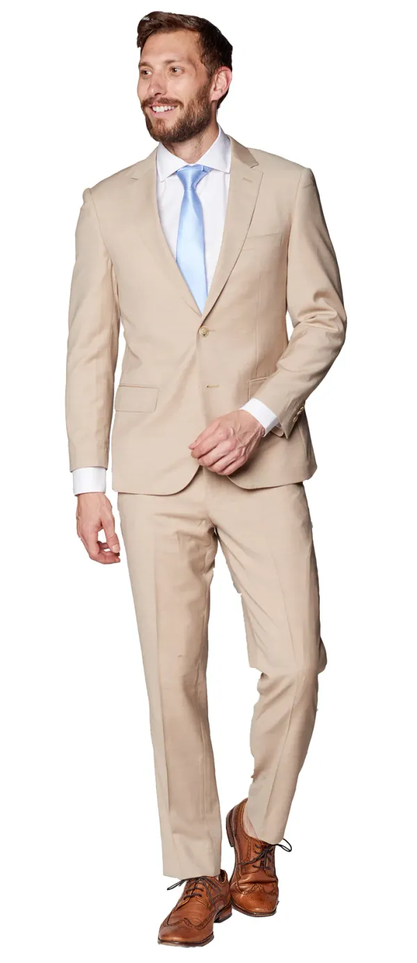 Bresciani Clothing Beige Suit BEIGE