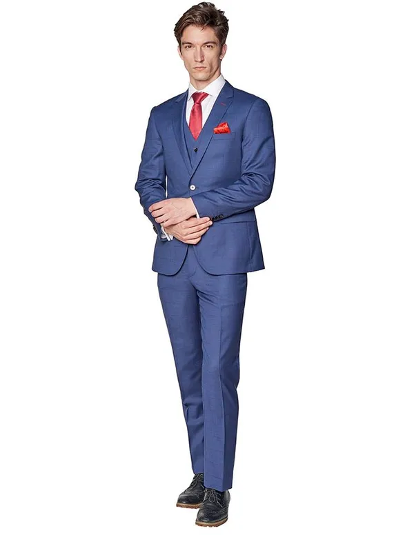 Bresciani Clothing Bresciani Royal Blue Suit Royal Blue