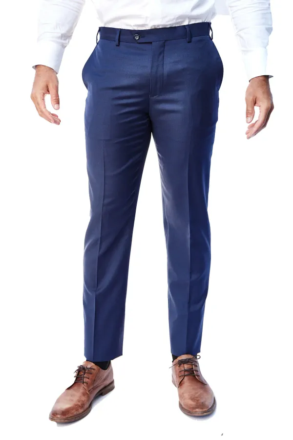 Bresciani Clothing Super 150 Pant - Beautiful Blue BEAUTIFUL BLUE